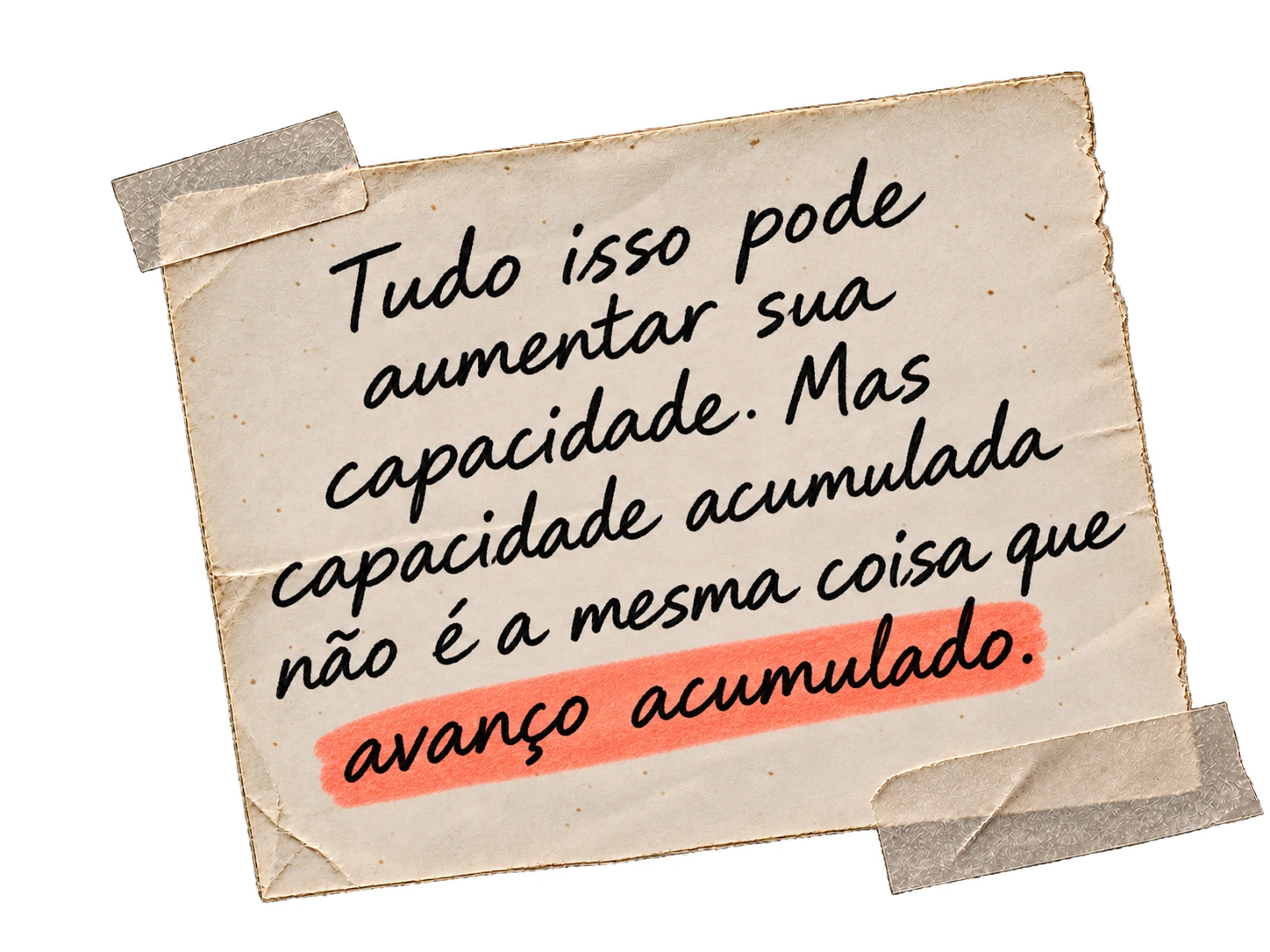 O problema começa quando aquilo que aumenta a qualidade da sua preparação também posterga o contato com a realidade.